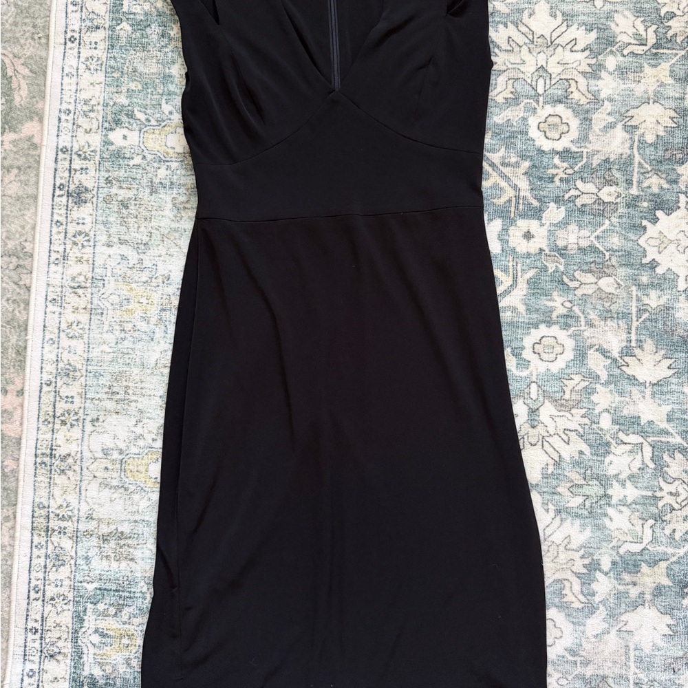 Elegant Black Sleeveless Calvin Klein Dress